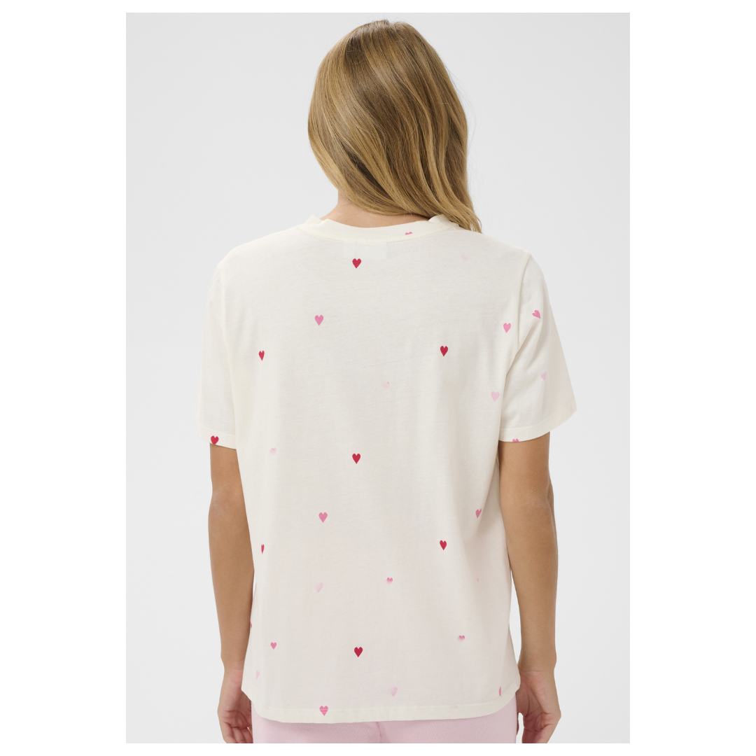 Saint Tropez Johanna T Shirt Ice Pink Multi 30513937