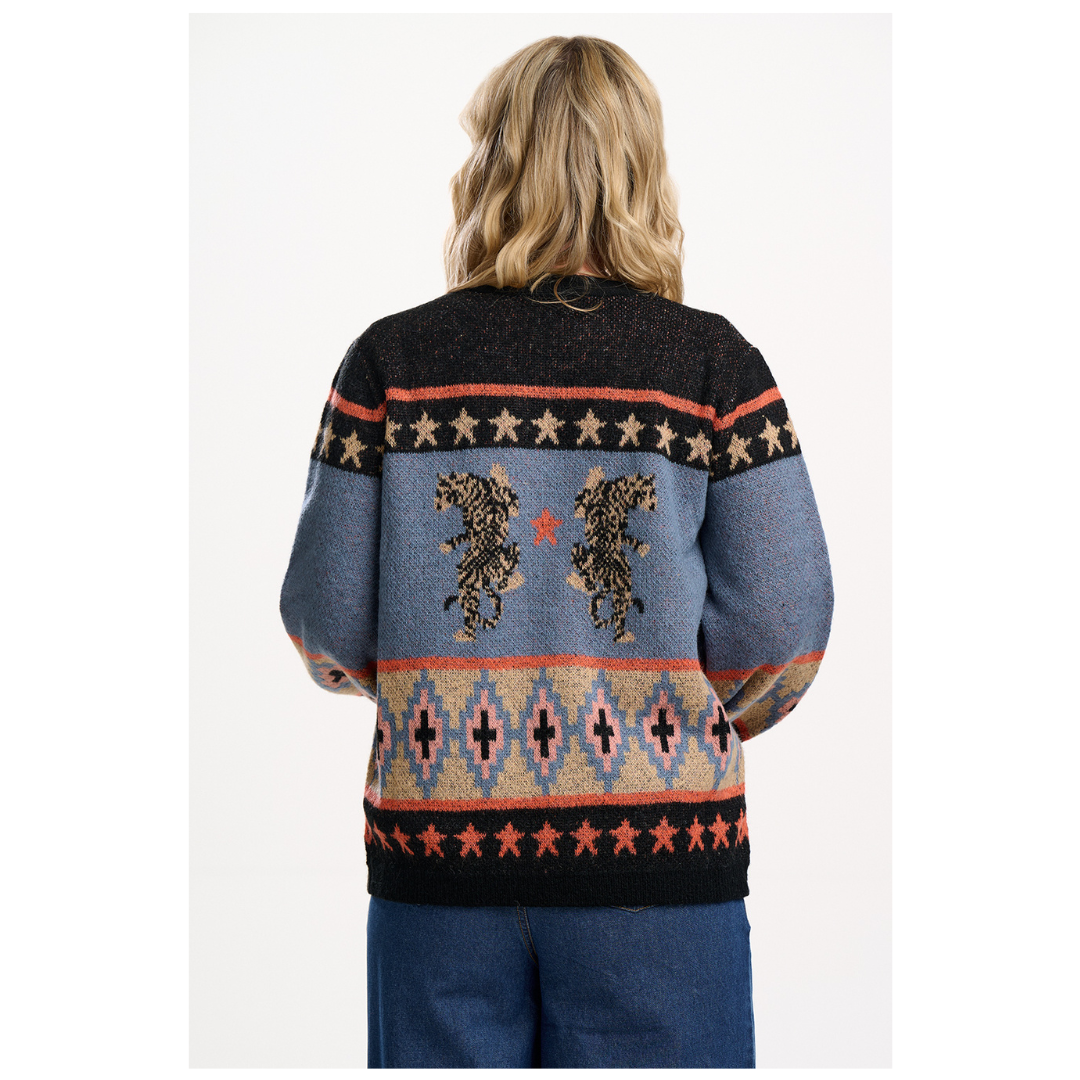 Sugarhill Brighton Yvette Cardigan Climbing Tigers K0908