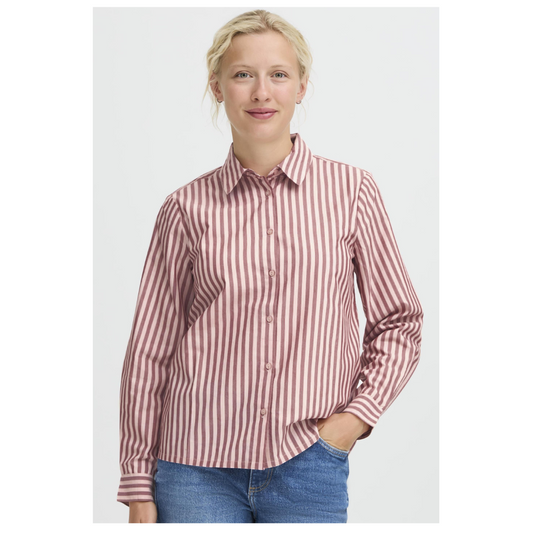 B Young Hetila Shirt Roan Rouge Mix 20815257