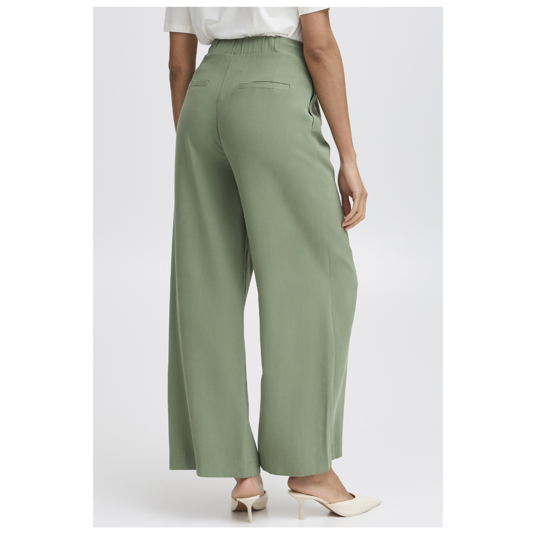 B Young Dalano Wide Pants Sea Spray 20816471