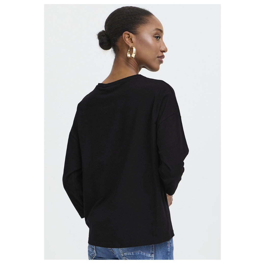B Young Pamila Mid Sleeve T Shirt Black 20815361