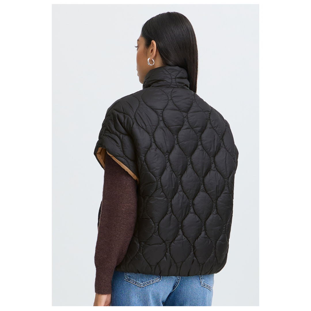 B Young Berta Reversible Waistcoat Meteorite 20819130