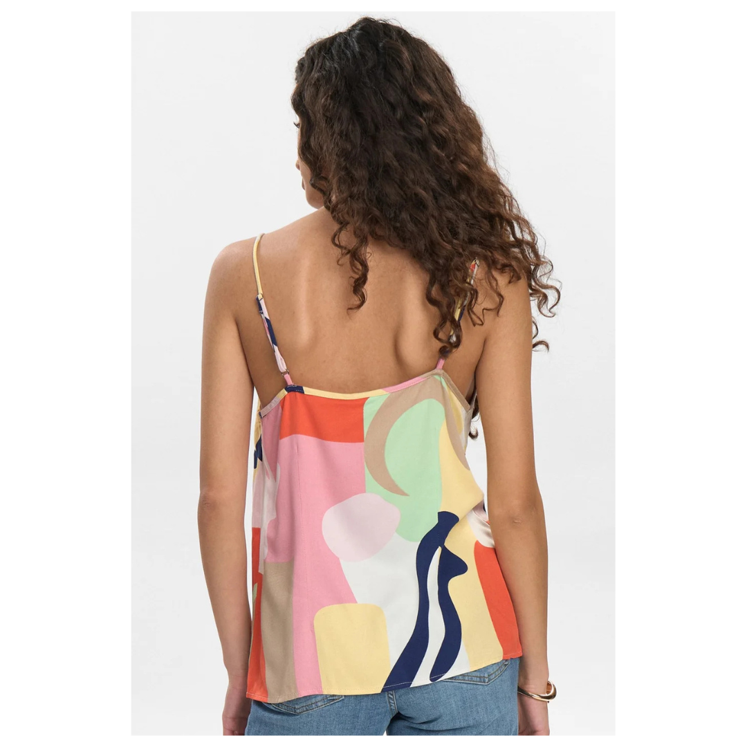 Numph Nuulrika Strap Top Flamingo Pink 705463
