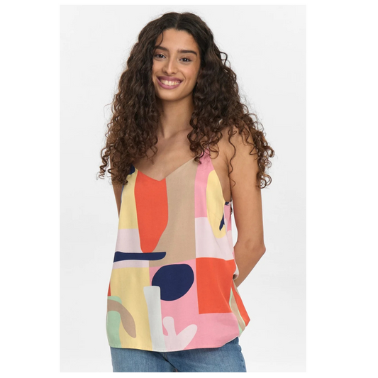 Numph Nuulrika Strap Top Flamingo Pink 705463