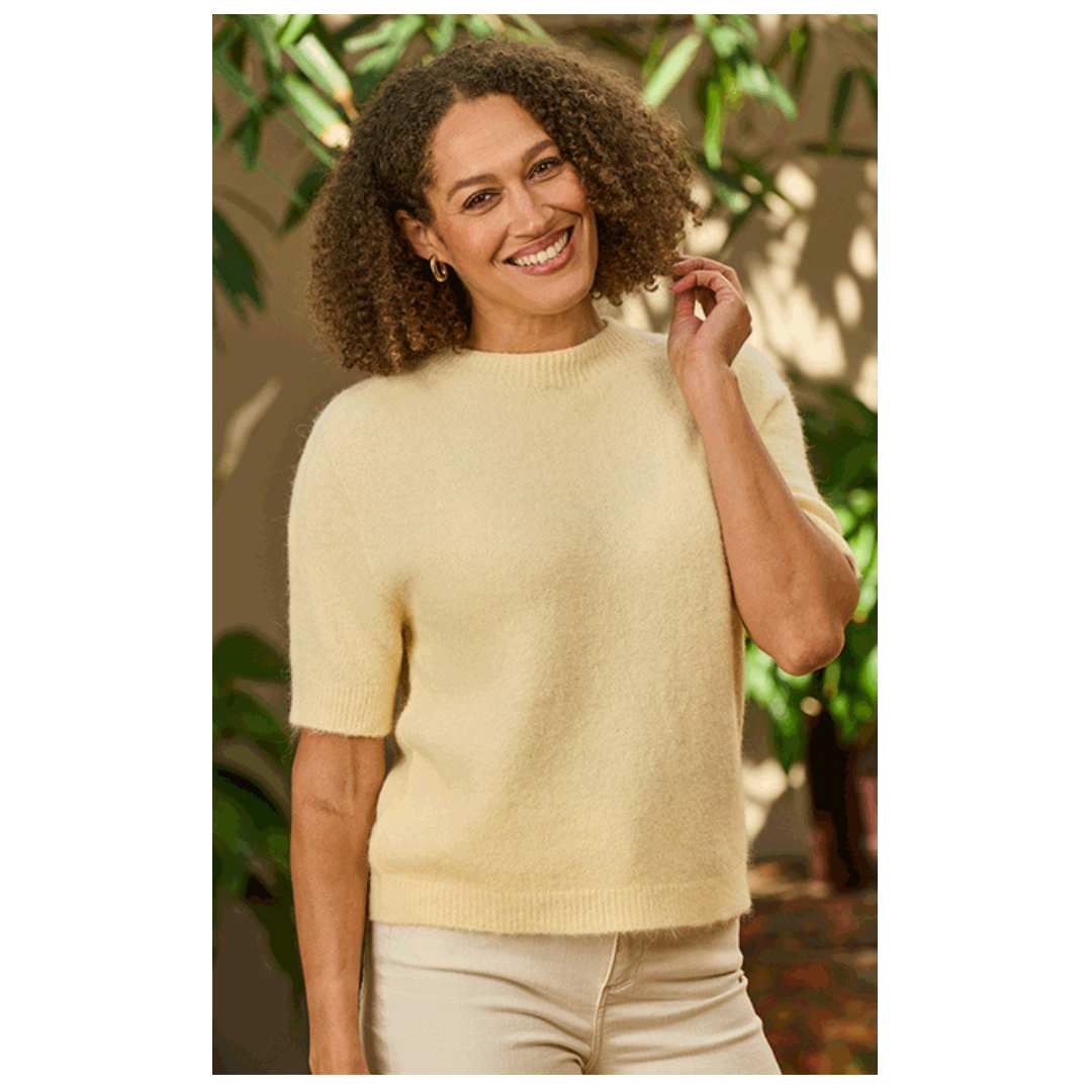 Luella Vicky Alpaca T Shirt Primrose