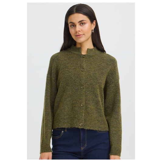 Fransa Sanny Cardigan Fir Green 20618298