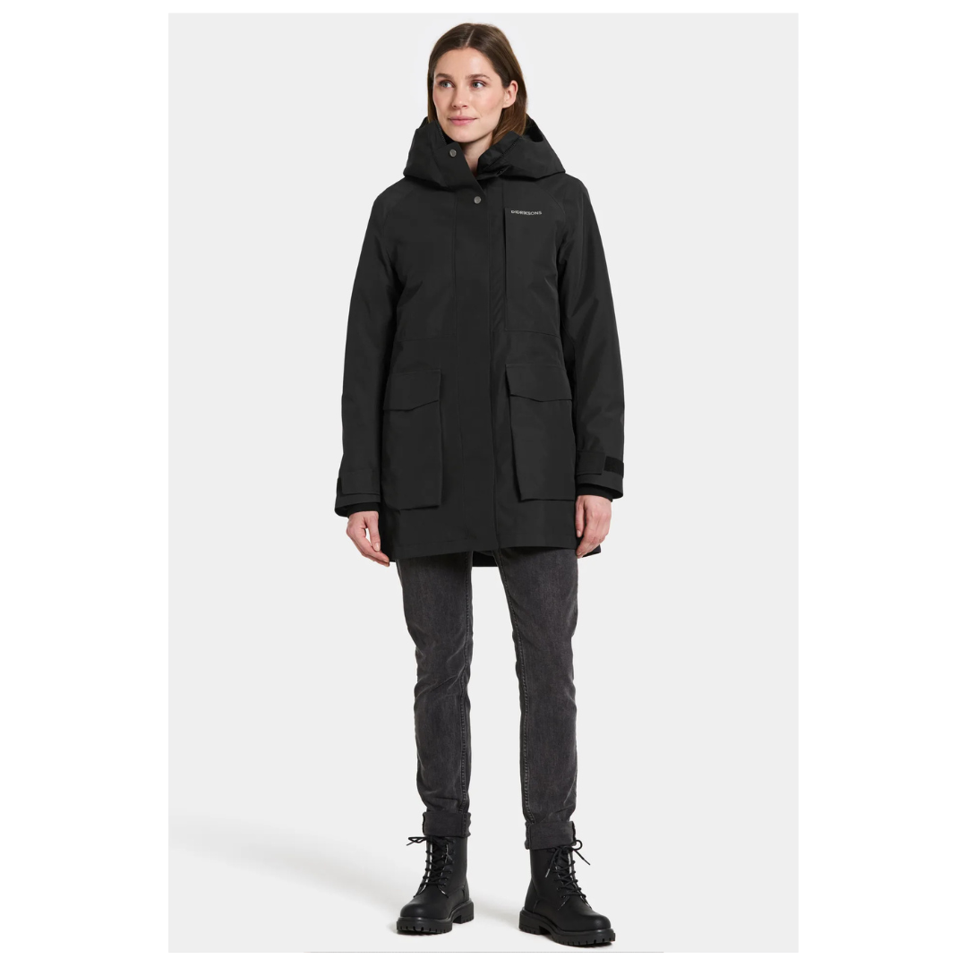 Didriksons Harriet Wns Parka Black 505825