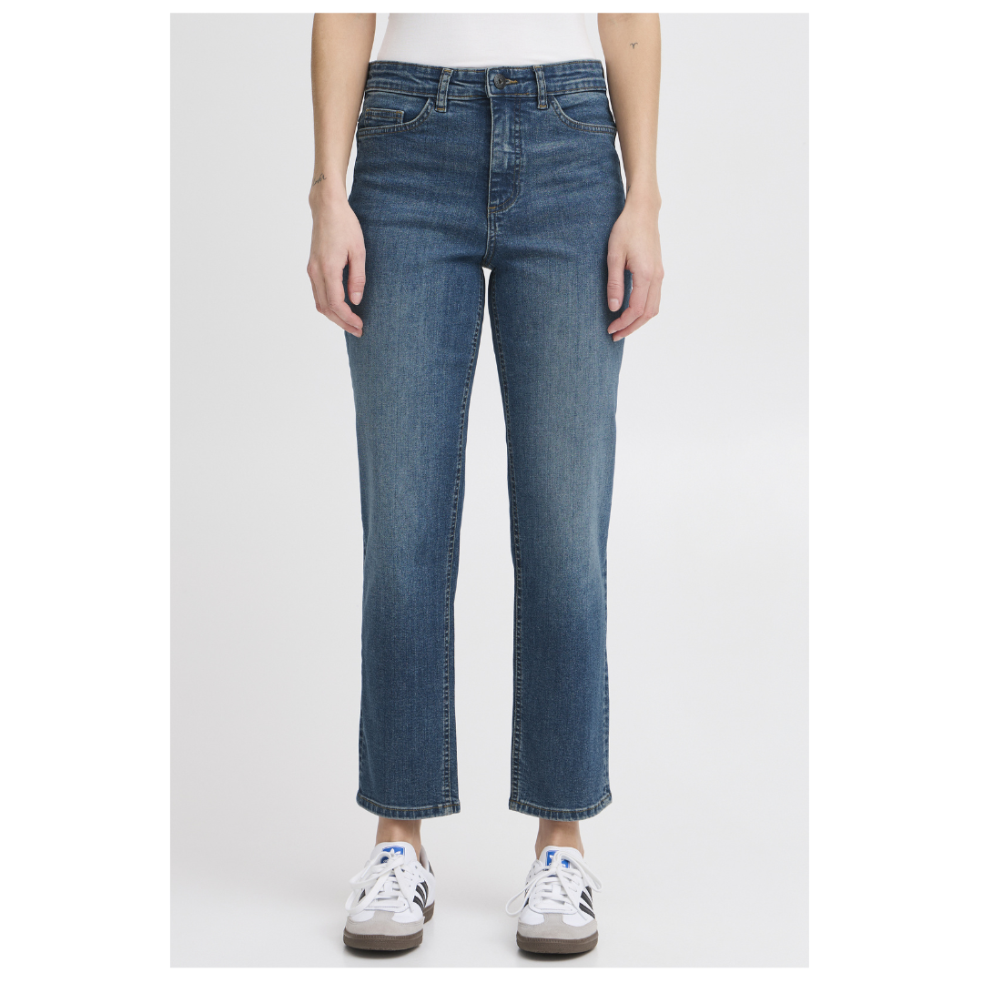 Ichi Twiggy Raven Jeans Medium Blue 20110967