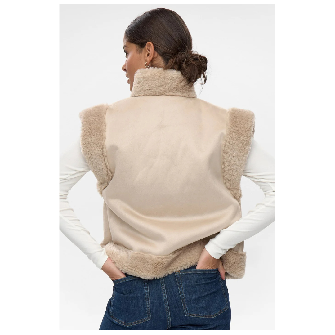 Numph Nuelliot Vest Grey Morn 705666
