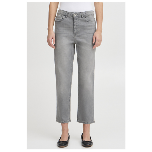 Ichi Twiggy Raven Jeans Light Grey Wash 20110967