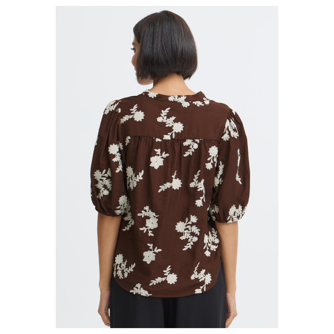 Fransa Jofinas Blouse Hot Fudge 20619382