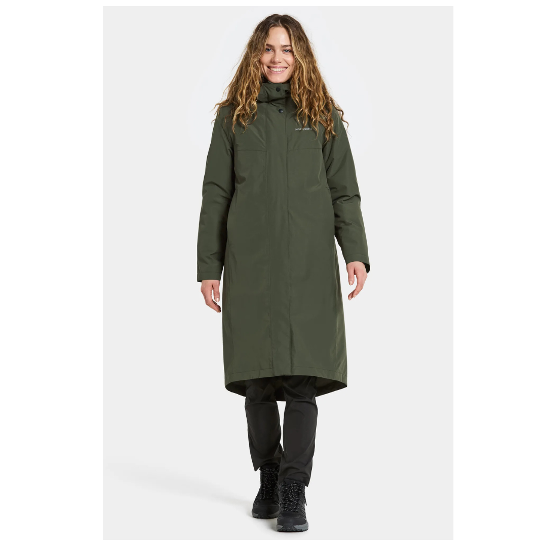 Didriksons Selina Wns Parka Deep Green 505828