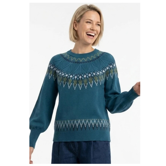 Pretty Vacant Oslo Sweater Corsair Teal