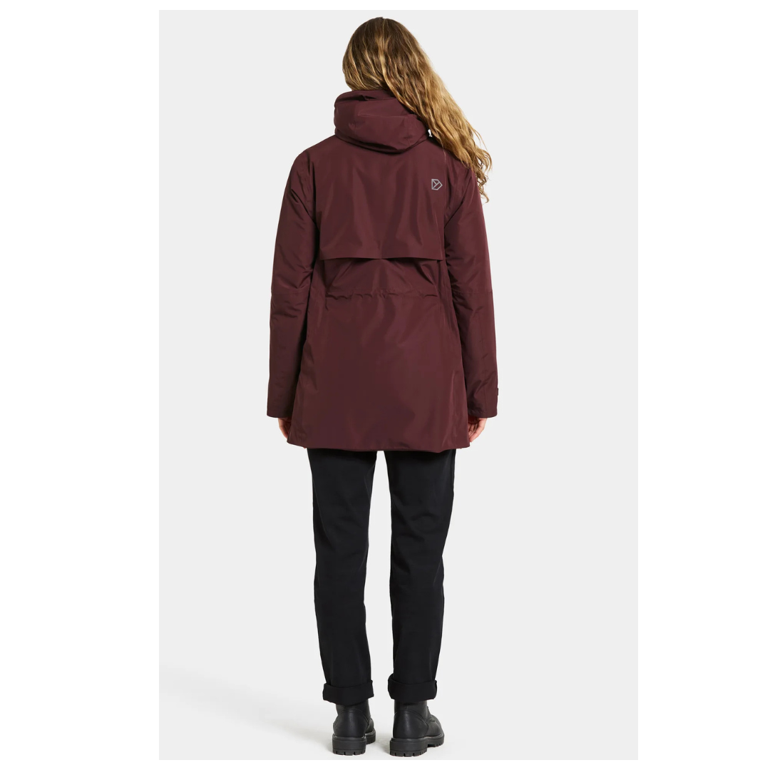 Didriksons Tuva Wns Parka Old Rust 505820