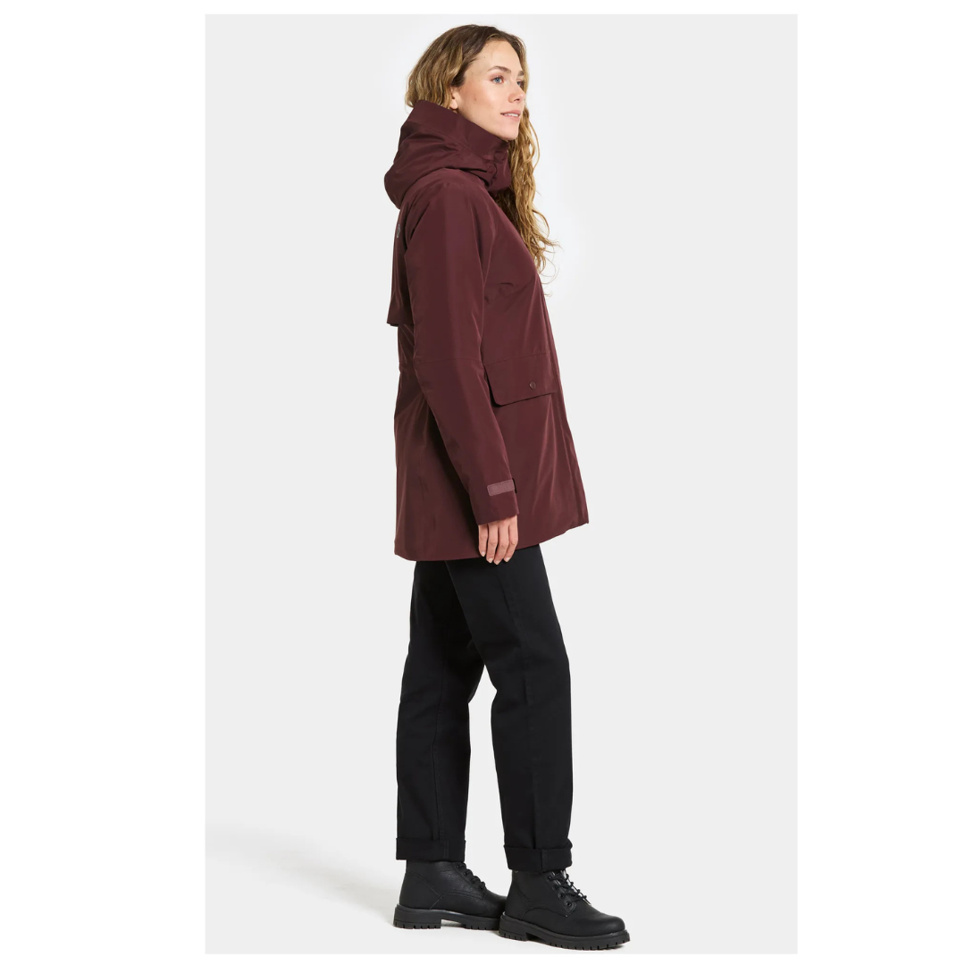 Didriksons Tuva Wns Parka Old Rust 505820