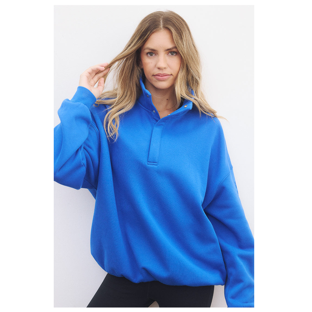 GymPlusCoffee Sierra Sweatshirt Azure Blue