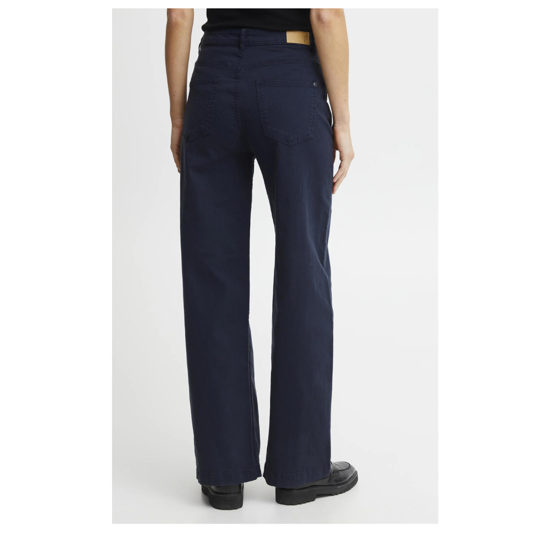 Fransa Twill Hanna Pants Navy Blazer 20611759