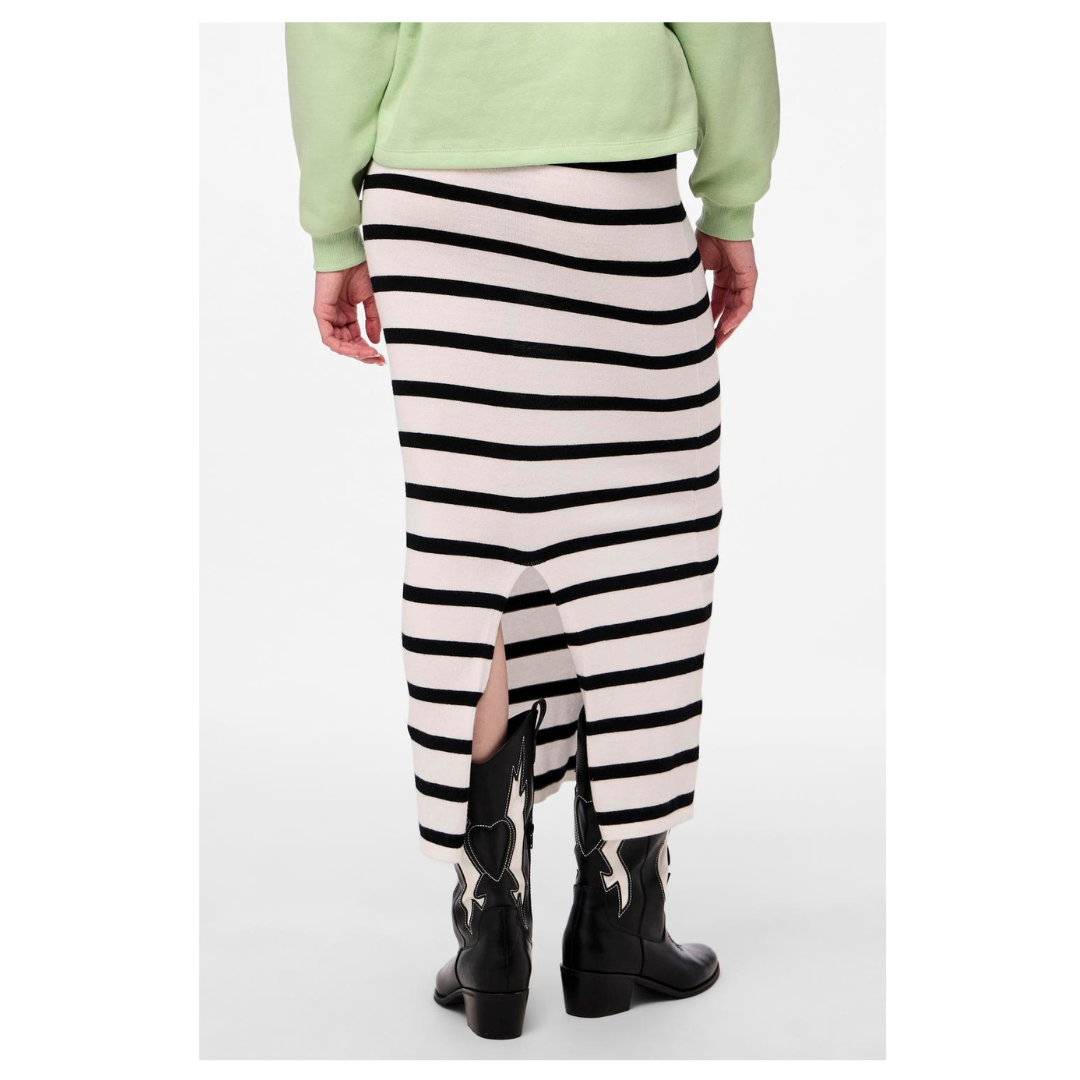 Pieces Mikala Ankle Skirt Black 17148081
