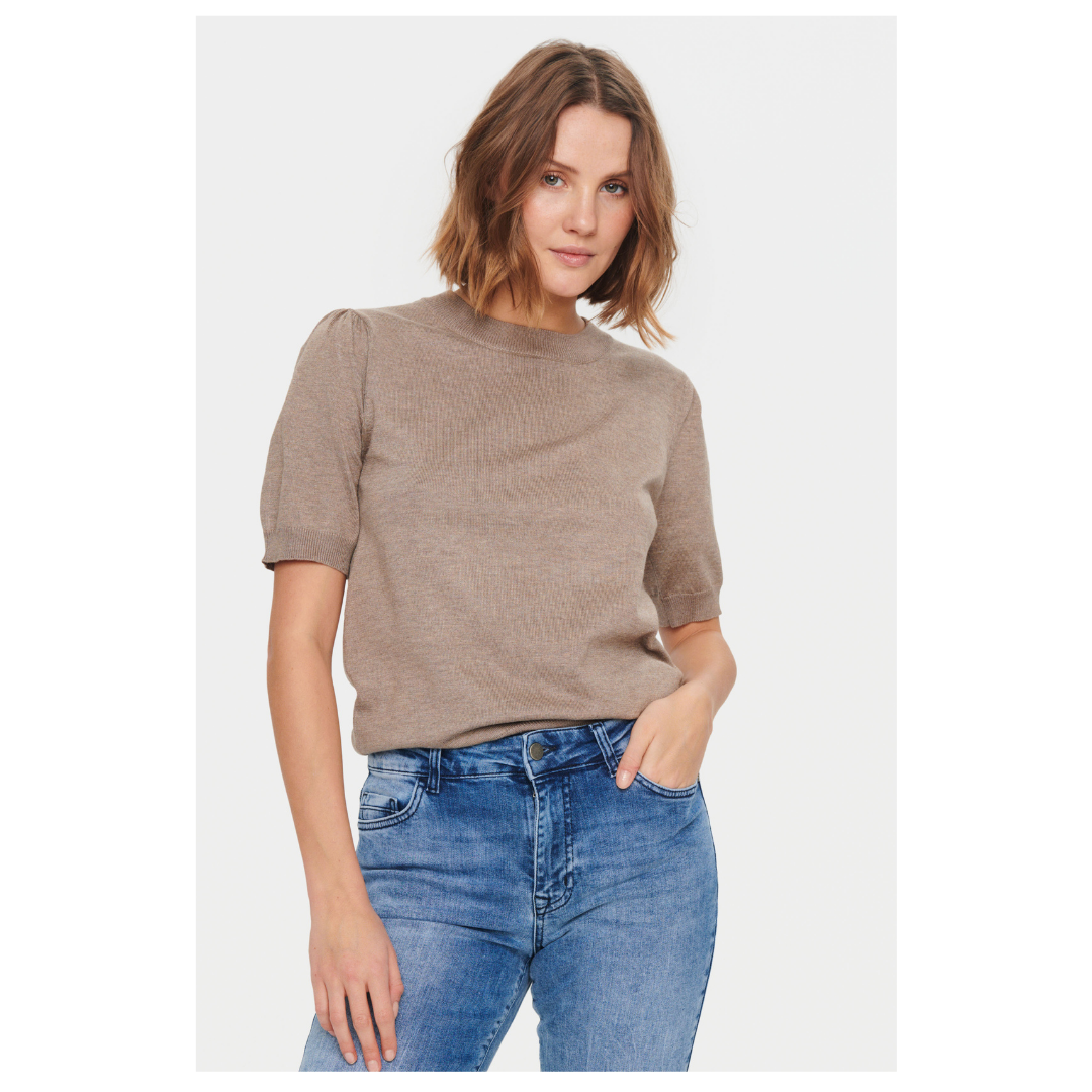 Saint Tropez Mila Pullover Atmos Melange 30511788