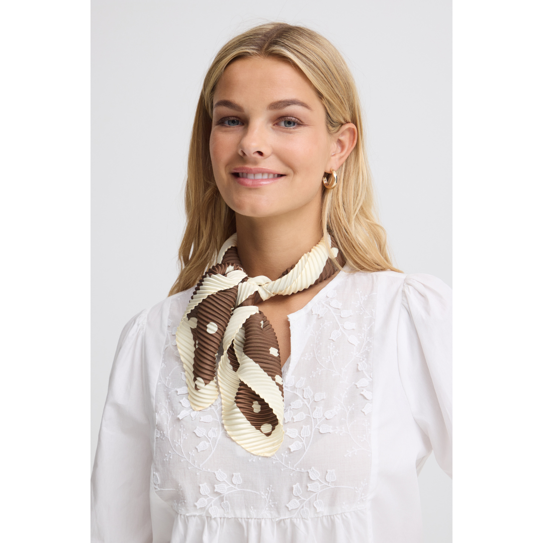 Fransa Selana Scarf Raindrum 20618167