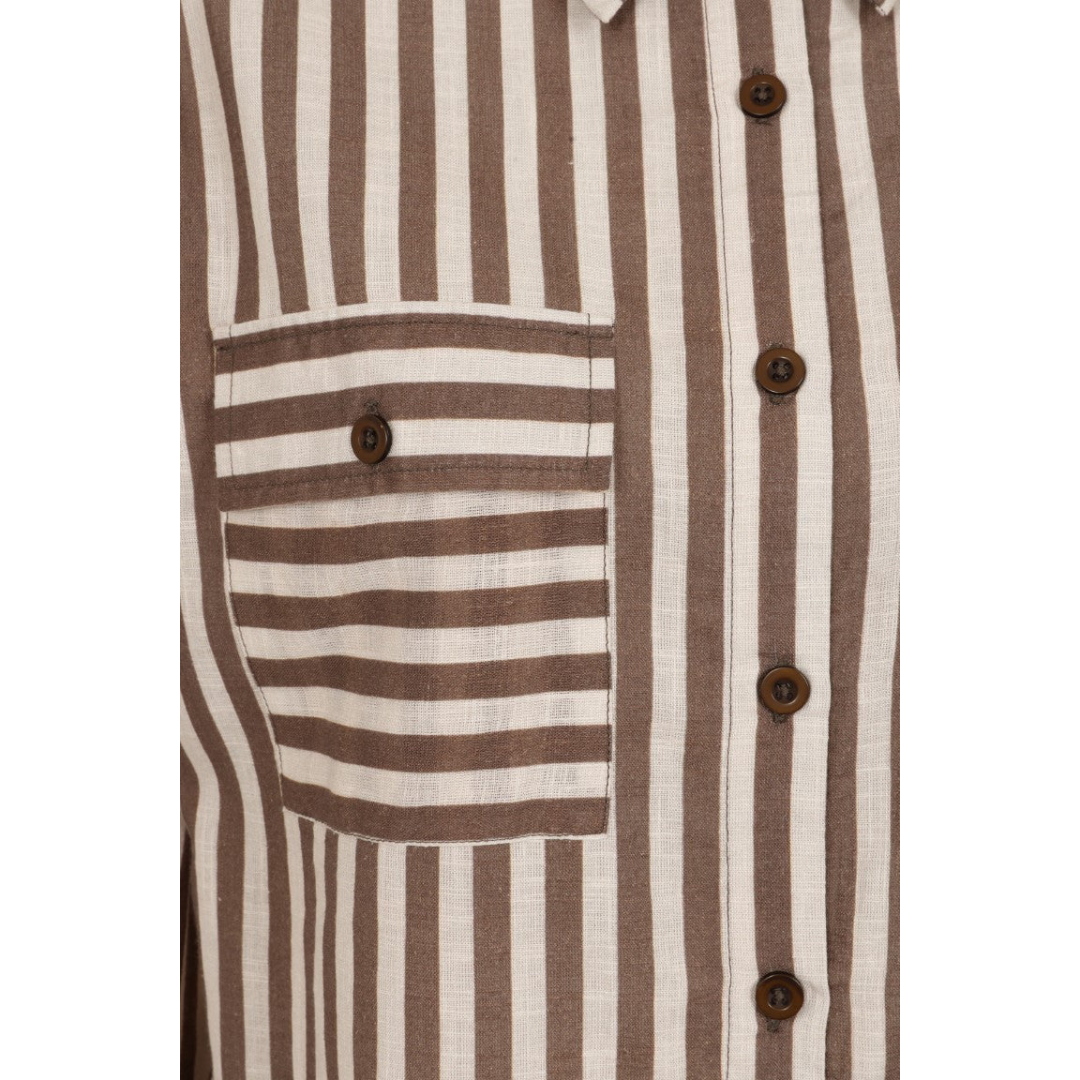 Alice Collins Vivian Shirt Bison 035A324