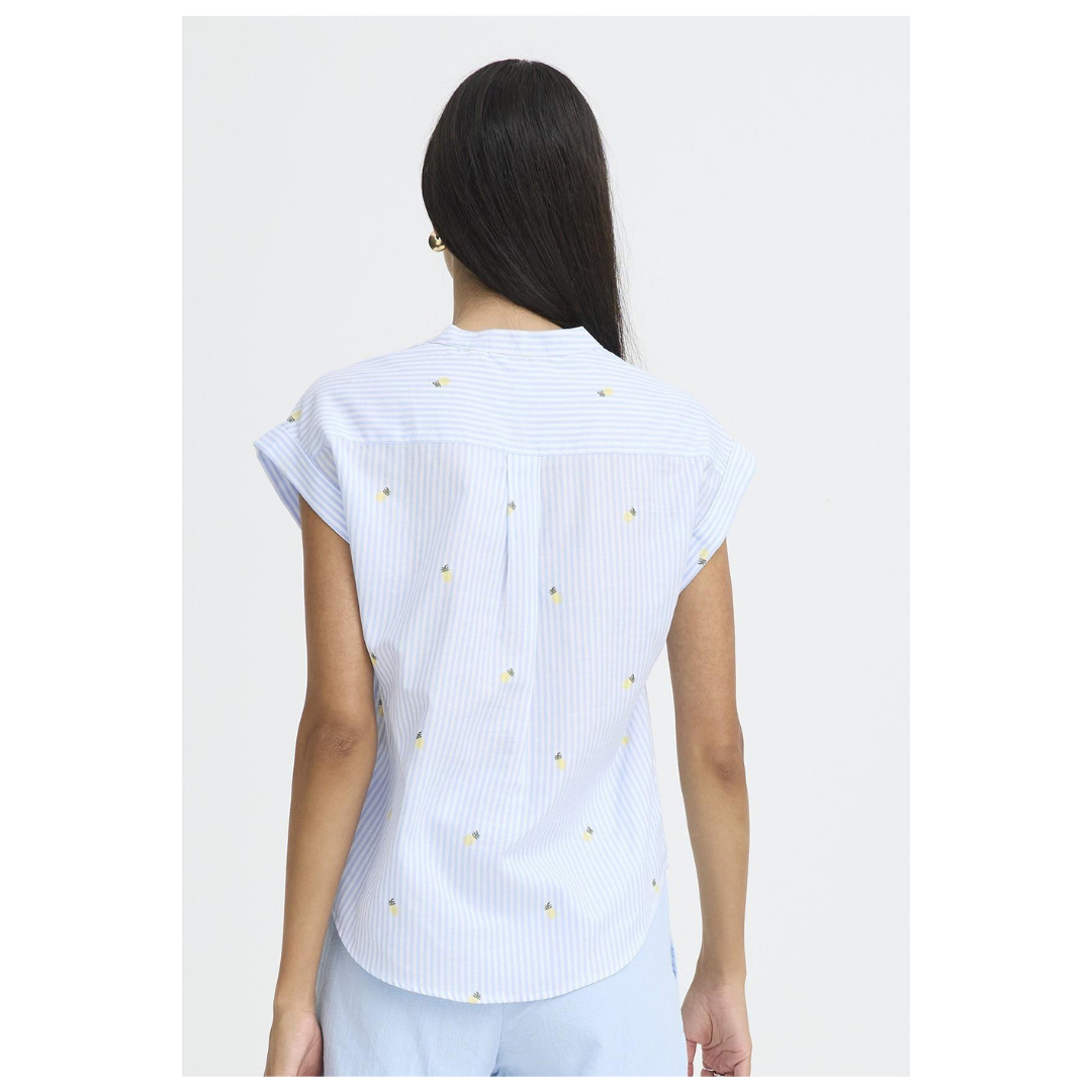 B Young Isilas Shirt Blue Stripe 20818976