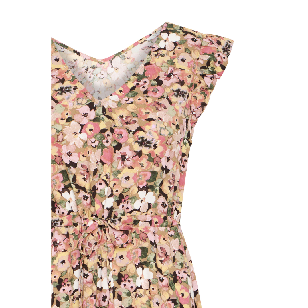 B Young Joella Frill Dress Coral Blush Flower 20816533