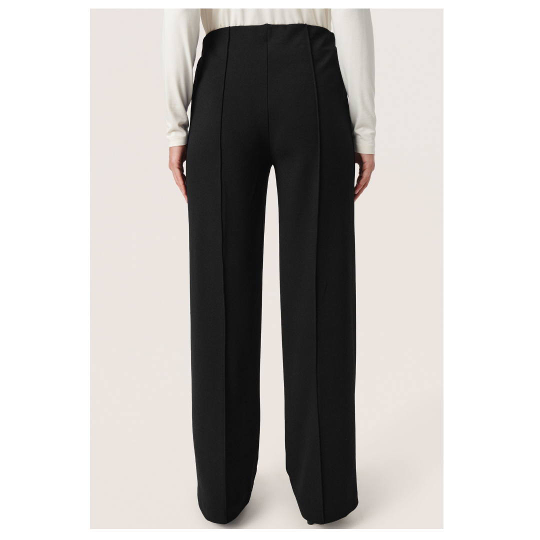 Soaked in Luxury Bea Pants Black 30407279