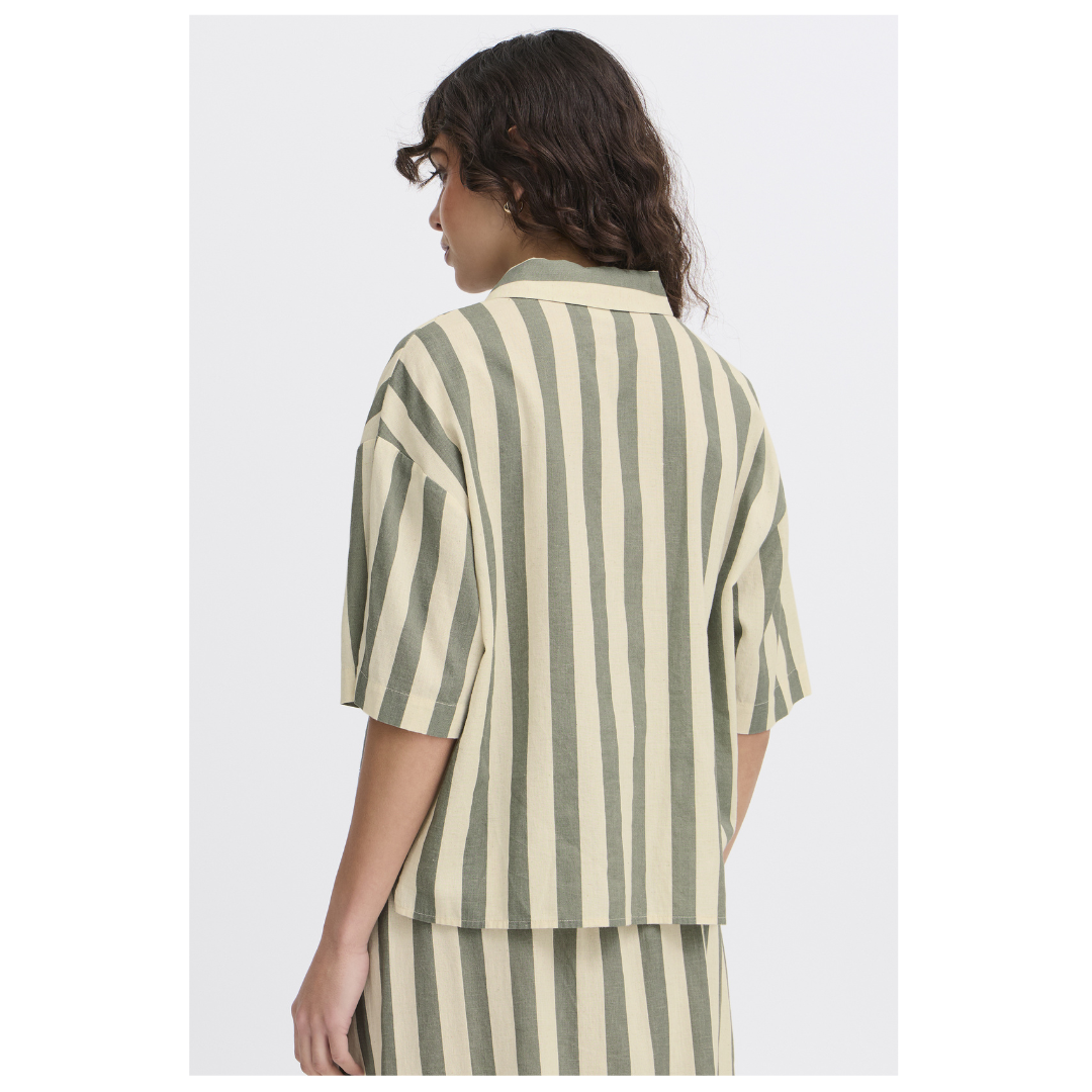 Fransa Maddie Shirt Agave Green Mix 20615445