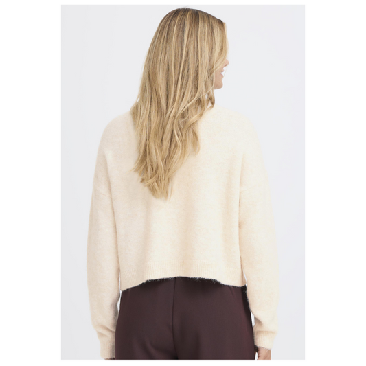 Fransa Kendra Cardigan Oatmeal Melange 20617317