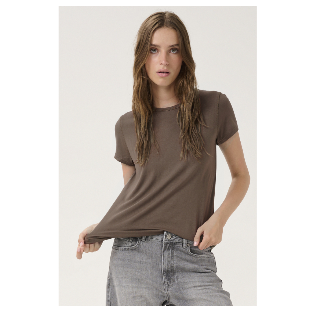 My Essential Wardrobe The Modal Tee Major Brown 10703596