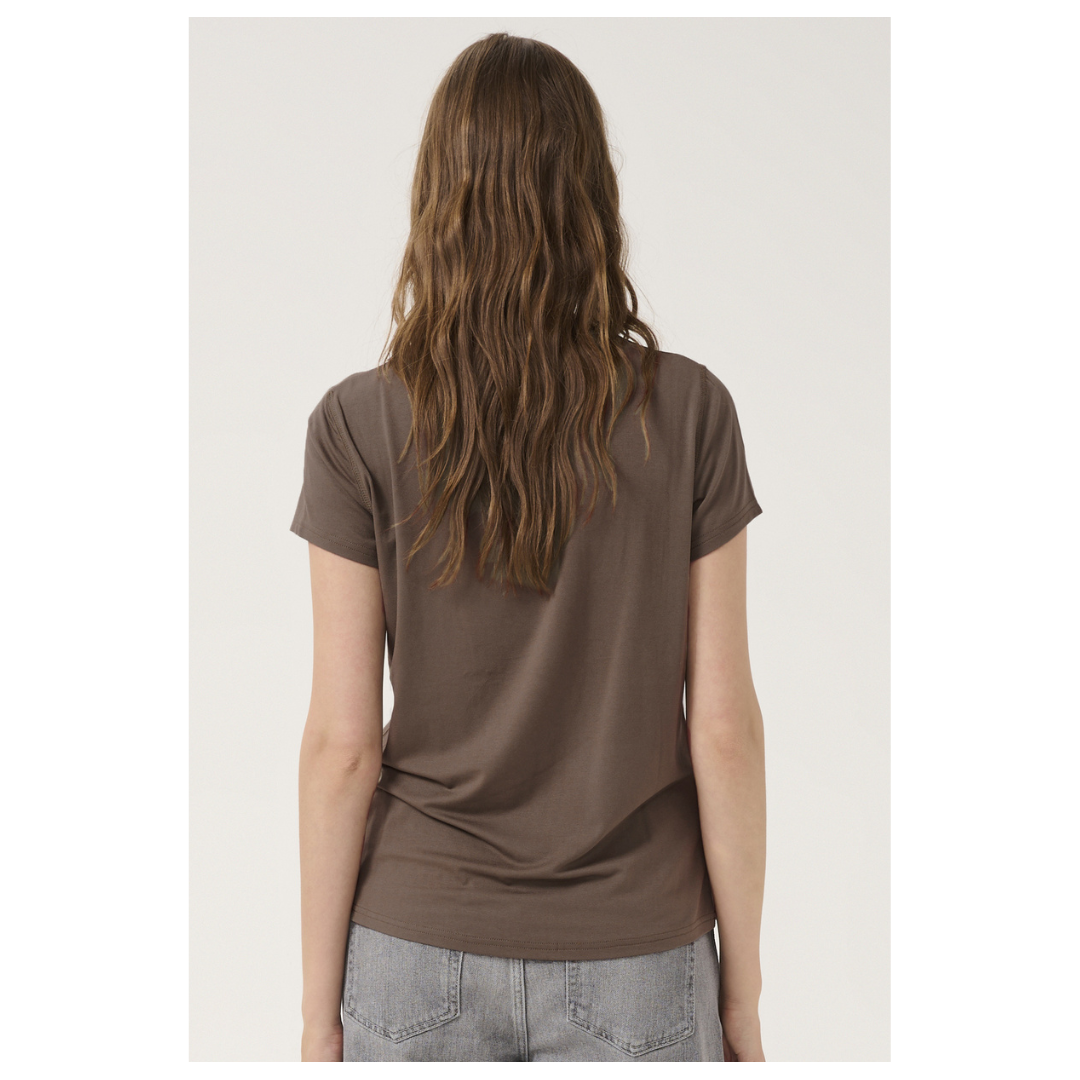My Essential Wardrobe The Modal Tee Major Brown 10703596