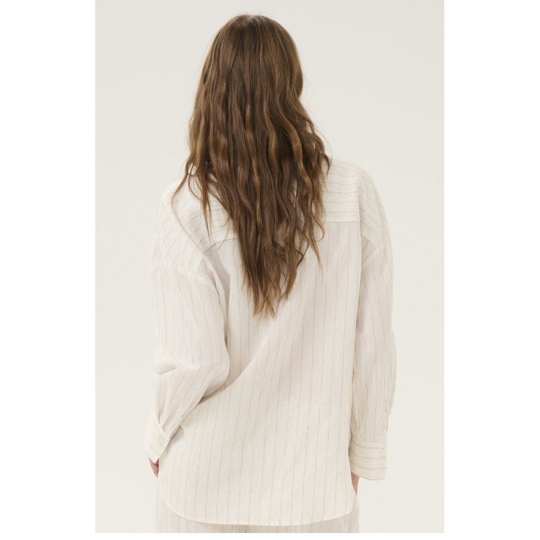 My Essential Wardrobe Lima Shirt Oatmeal Melange 10705019