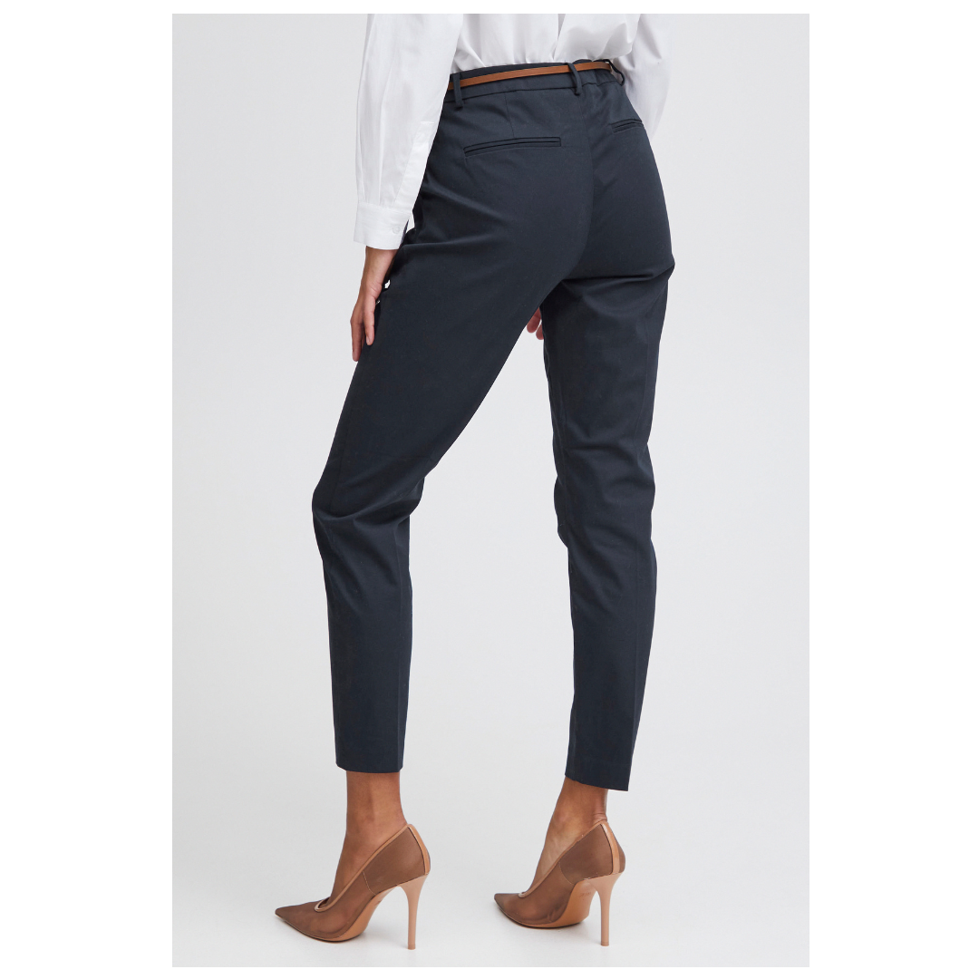 B Young Days Cigarette Pants Copenhagen Night Navy 20803473