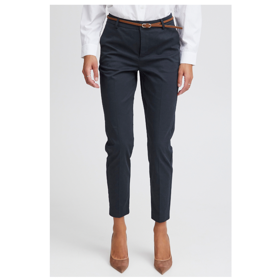 B Young Days Cigarette Pants Copenhagen Night Navy 20803473