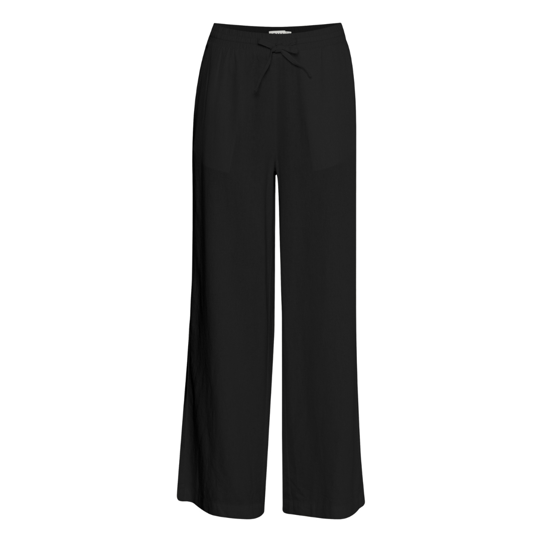 Ichi Linno Flare Pants Black 20122911