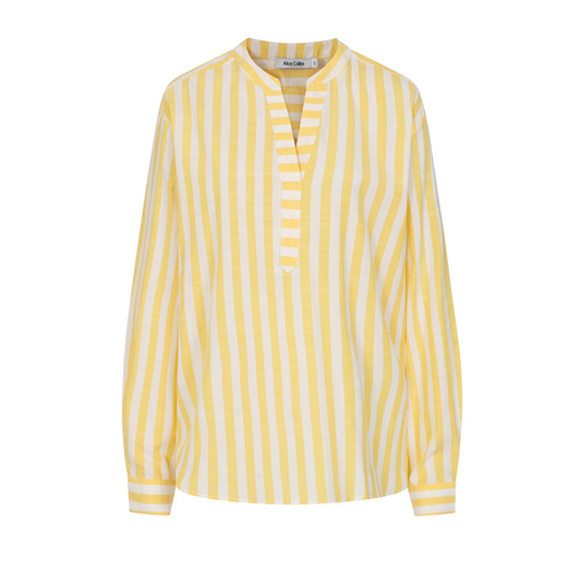 Alice Collins Megan Shirt Butter/White 036S612