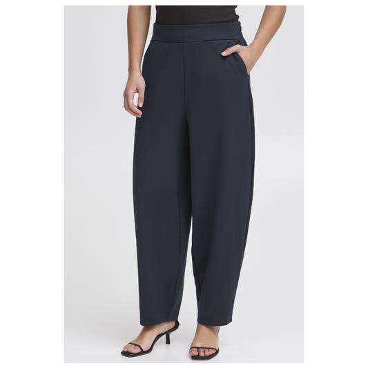 Ichi Kate Barrel Pants Total Eclipse 20123727