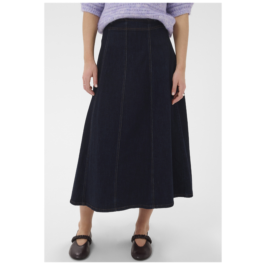 Saint Tropez Sambrina Skirt Dark Blue Denim 30515288