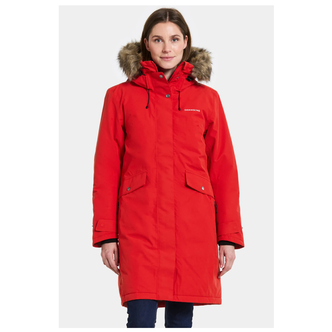 Didriksons Erika WNS Parka Pomme Red 505303 463