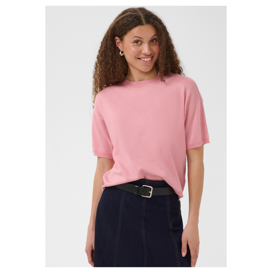 Saint Tropez Mila Boxy Pullover Cameo Pink Melange 30515337