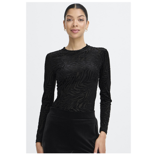 B Young Shirley Top True Black 20818323