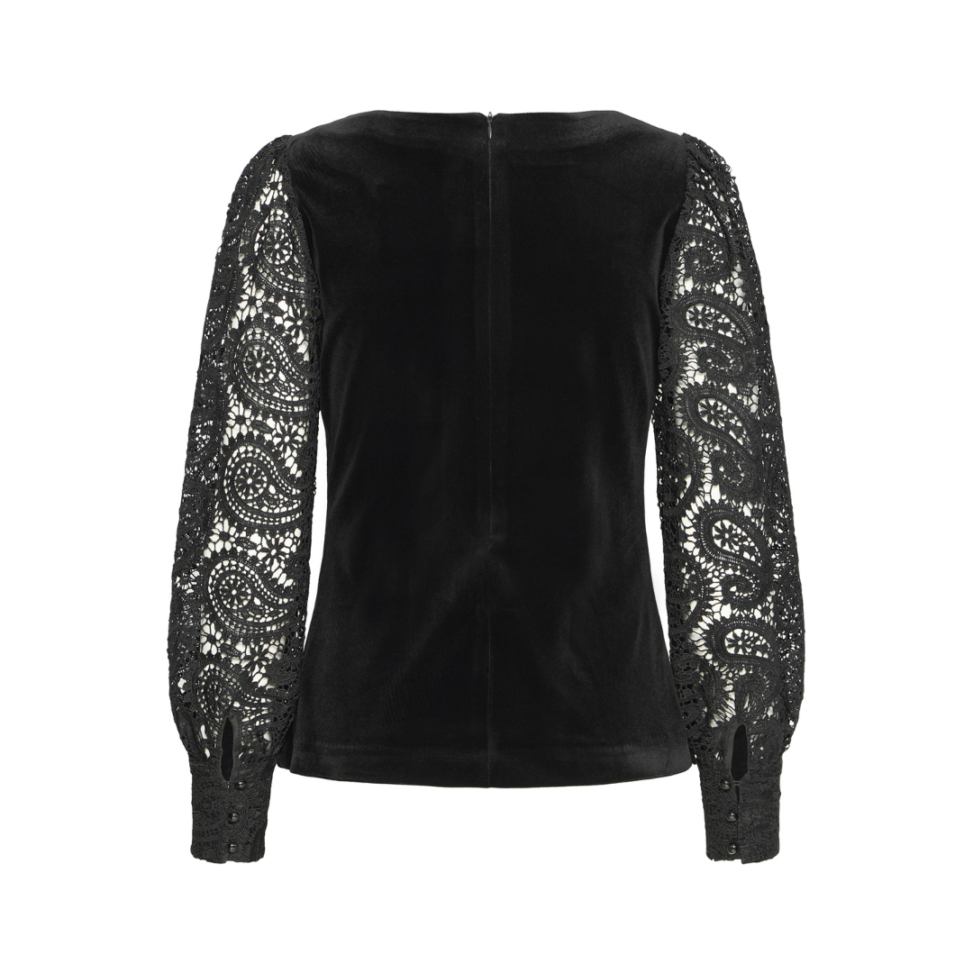 B Young Sovelvet Blouse True Black 20818577
