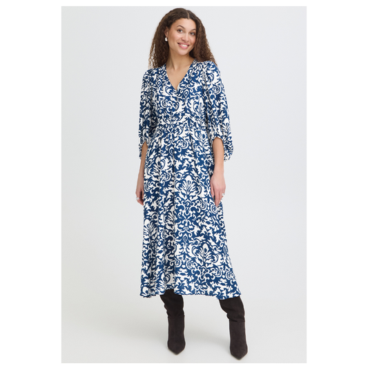 Fransa Leli Dress Blue Depth 20618038