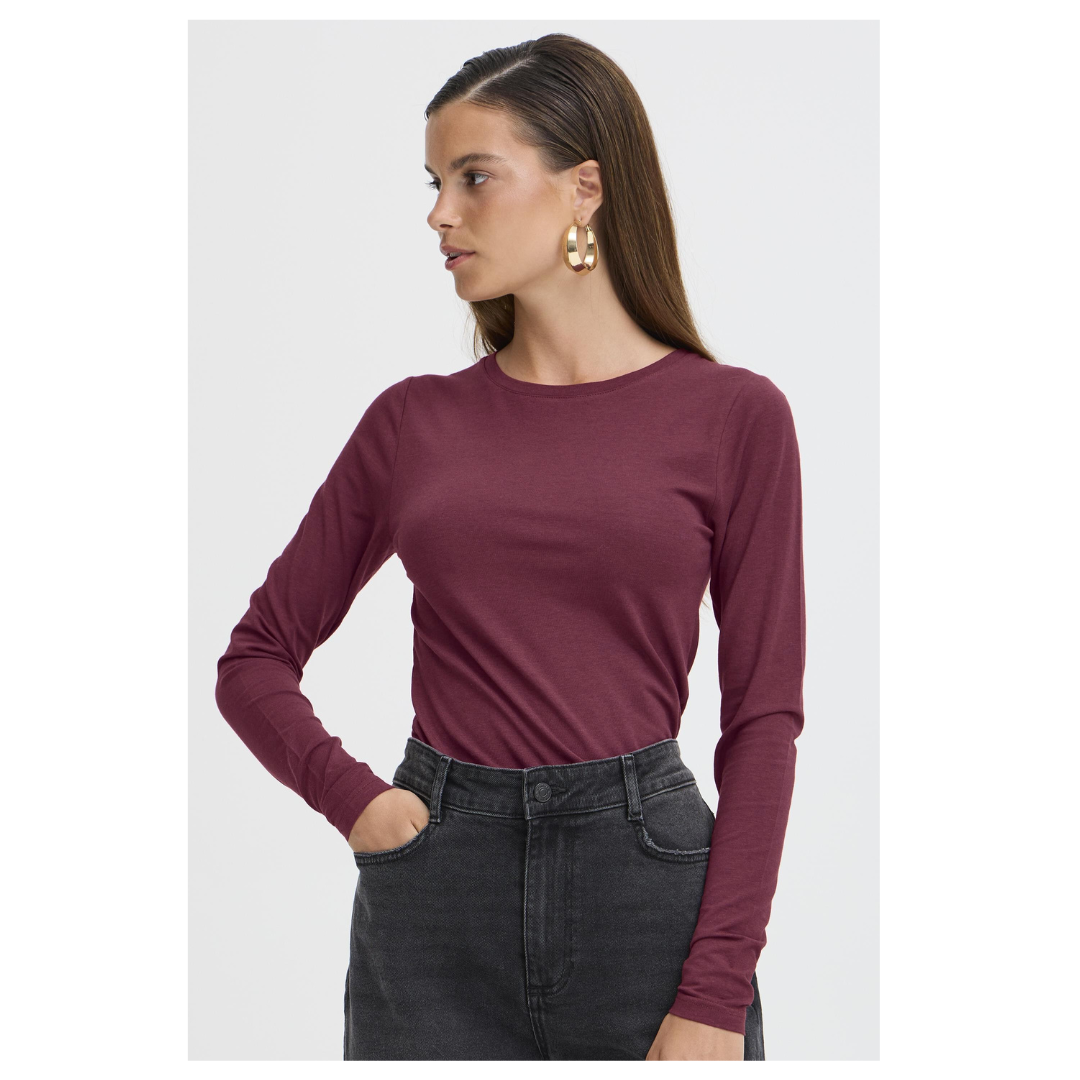 B Young Pamila Long Sleeve T Shirt Port Royale 20807594
