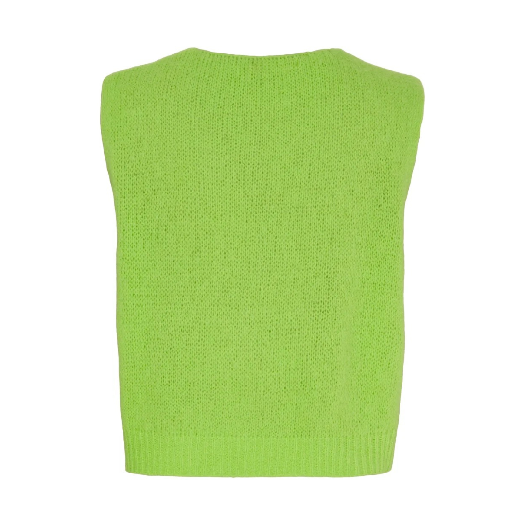 Marta Du Chateau Marlene Knitted Vest Green 5114