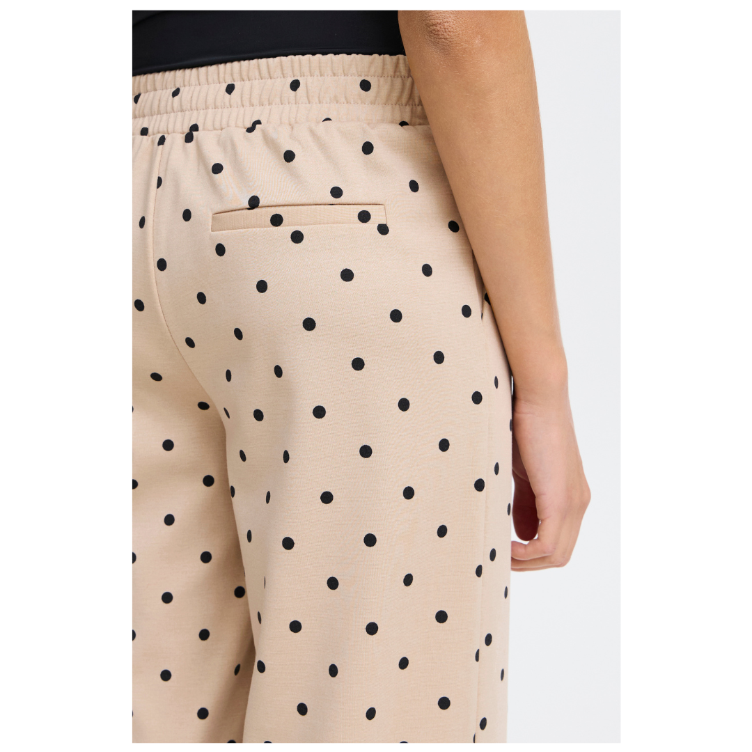 Ichi Kate Dot Wide Long Pant 20123588
