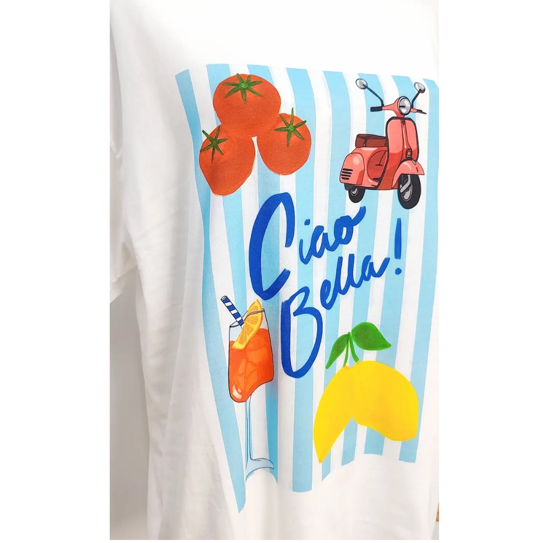 Bellavie Ciao T Shirt White 518