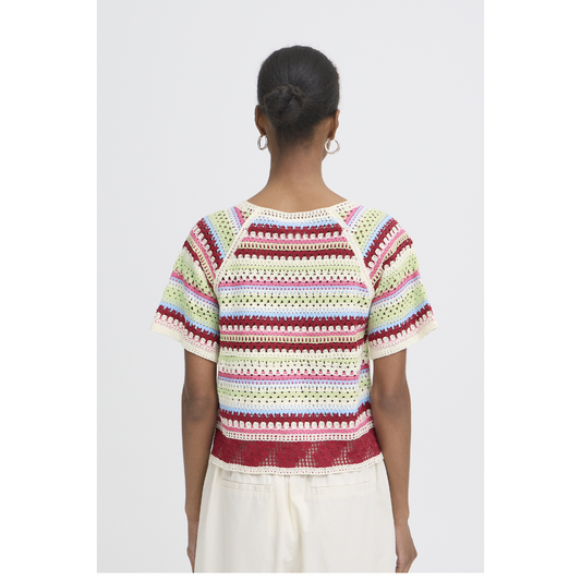 Ichi Bandie Knit Top Multicolour 20125661