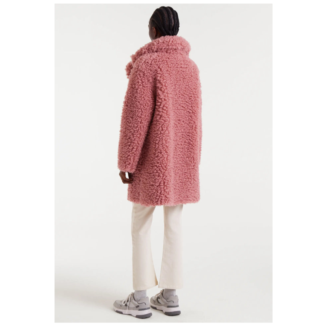Compania Fantastica Faux Fur Coat Pink